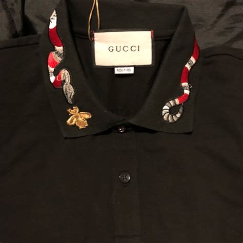 gucci snake collar shirt replica|Gucci 2020 Kingsnake Polo Shirt .